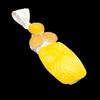 Yellow Aventurine Gemstone Handmade 925 Sterling Silver Jewelry Pendant 2.36" AH-5167
