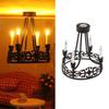 Chandelier Bedroom Ceiling Lamp Miniature Furniture Model Doll Houses Accessory Realistic Lighting Toy Playset 1:12