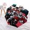 1pc My Hero Academia Characters Automatic Opening Folding Umbrella with 8-Bone Iron Frame, Portable for Outdoor Use, Ideal Gift for Fans, Travelers, D