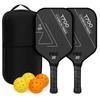 Pickleball Paddle T700 Carbon Fiber Composite Core Lightweight Outdoor Sport Racket Beginners Recreational Players