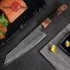 8.2'' Damascus Kitchen Knife Handmade Chef Knife VG10 Japanese Steel Kiritsuke Kitchen Knife