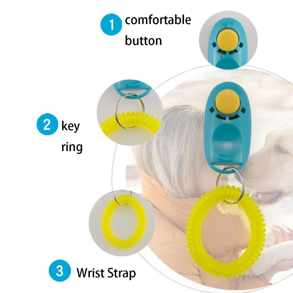 Animal Training Mini with Wrist Strap Dog Toy Dog Whistle Dog Clicker Puppy Training Accessories