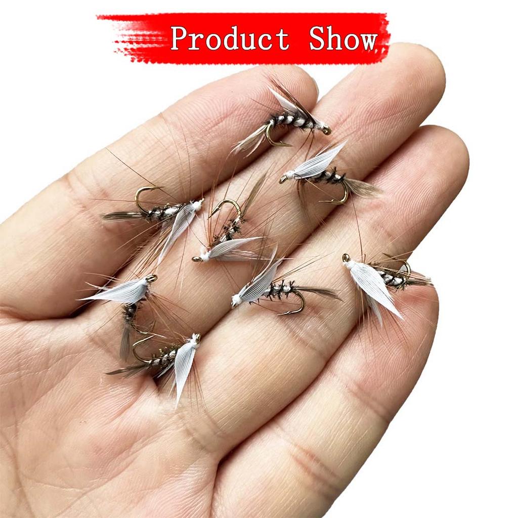 6/10Pcs/Box Biomimetic Wet Fly Flies Fishing Flies Artificial Insect Hook Bait Mosquito&Nymph Fly Fishing Trout Lures