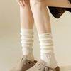 Elastic Tiered Piled Calf Socks Lolita Autumn Winter Long Socks Cute JK Stockings  for Women Girls