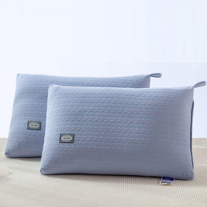 High-Elastic Hotel Pillow with Cervical Support and Down-Like Fiber Filling