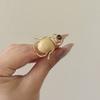 Macaron Color Beetle Opening Ring Punk Style Enamel Beetle Ring Sweet Retro Insect Ring  Decoration