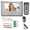 7in Video Intercom System Wired Video Door Phone Doorbell Kit Support Monitoring Unlock IR Night