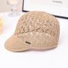 Hat Women'S Spring/Summer Peaked Cap Hollow Design Headband Women'S Bucket Hats Beret Hat