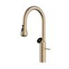 Household Kitchen Pull-out Faucet Hot and Cold Washing Basin Sink Rotating Telescopic Faucet
