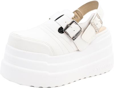 [Ёсукэ] Сабо на толстой подошве с ремешком сзади