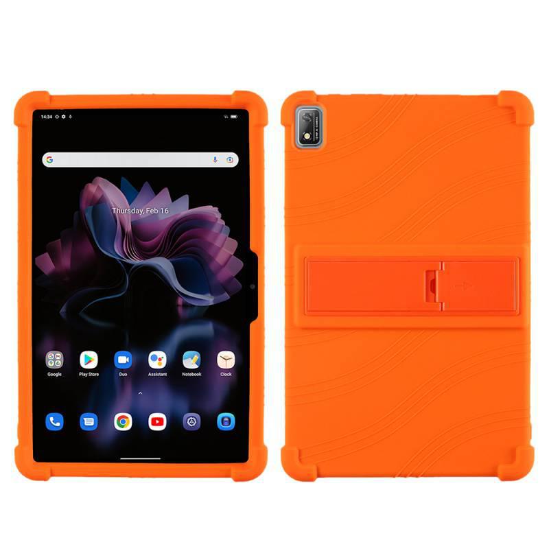 Противоударный силиконовый чехол для планшета Blackview Tab16 11 дюймов с подставкой-держателем для руки