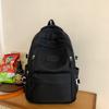 Сплошной цвет школьный рюкзак для женщин младших классов средней школы рюкзак большой емкости