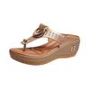 Summer Women's Slippers Platform Slippers Plus Size Wedges Sandals