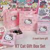 Korean Cartoon Jewelry Box: KT Cat Bracelet & Ring Gift Packaging