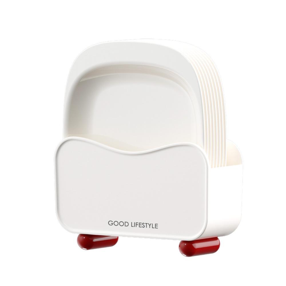 Anti-drop Trash Tray Square Shape Garbage Plate Meal Plate Snack Plate  Camping