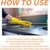 Multi Function Kitchen Decontamination Cleaner Pot and Pan Oil Grease Rust Yellow Scale Remover for Home Surfaces