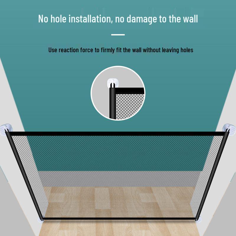 Cat & Dog Protective No-Drill Pet Gate Barrier for Stairways