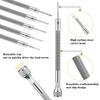 Precision Screwdriver Set 0.6-2.0mm High Hardness Steel Micro Cross Screwdriver Kit For Home Watch Eyeglasses Jewelry Repair Too