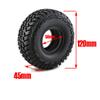 4pcs Remote Control Crawler 1.9 Rubber Car Tires 120*50*45mm Replacement for TRAX4 RC4WD D90 Axial