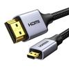 Ugreen Micro HDMI Cable HDMI Micro HDMI Converter Bidirectional Transmission High Durability 4K 60Hz 3D HDR ARC High Speed 18Gbps Compatible with TV