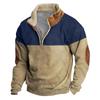 Spring And Men's Standing Collar Sweatshirt Is Outdoor Casual Sweaters Tops