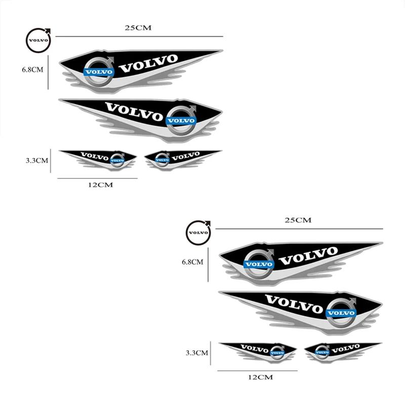 4pcs car bumper scratch sticker Volvo S60 XC60 S90 XC90 universal car sticker car door scratch decorative sticker.Quick delivery