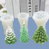 Силиконовая форма «Рождественские елки 3D» для рождественских украшений, смолы, глины, гипса