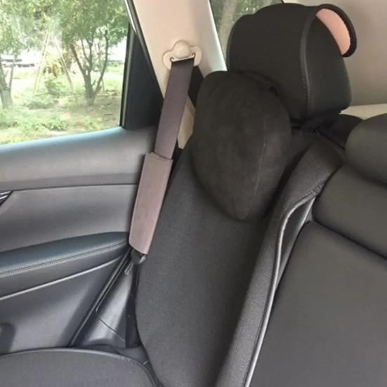 Universal Car Headrest Pillow for Mercedes S-Class Faux Leather Neck Support Cushion All Seasons Comfort Pillow