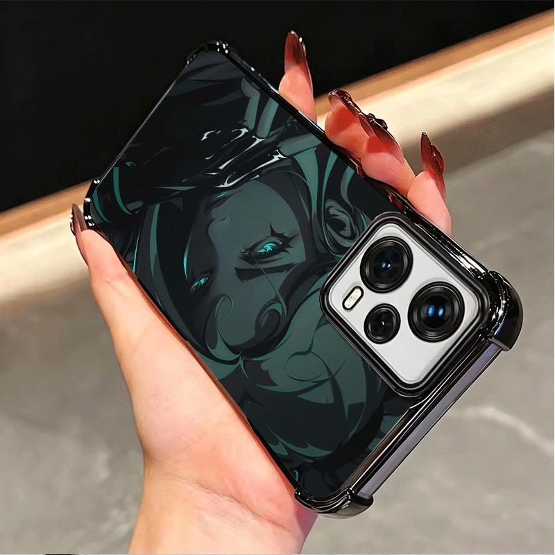 Черный Крутой Мягкий Чехол Для Телефона V-Valorant Game Для Xiaomi Poco X7 X8 Pro Max X6 X5 X3 F8 Ultra F7 M8 M7 M5S Redmi 15C 15A 15 14C 13C