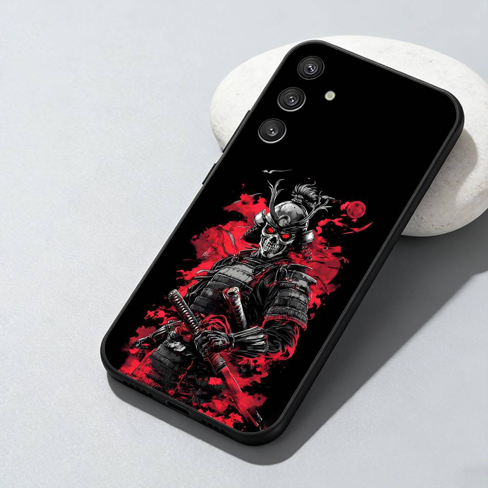 Japanese Bushido Samurai  Phone Case For Samsung Galaxy A73,A72,A71,A70,A52,A51 Others Soft Black Cover