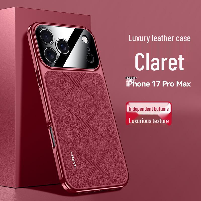 Ультратонкий роскошный кожаный чехол для iPhone 17 Pro Max: Персонализированная мягкая обложка премиум-класса