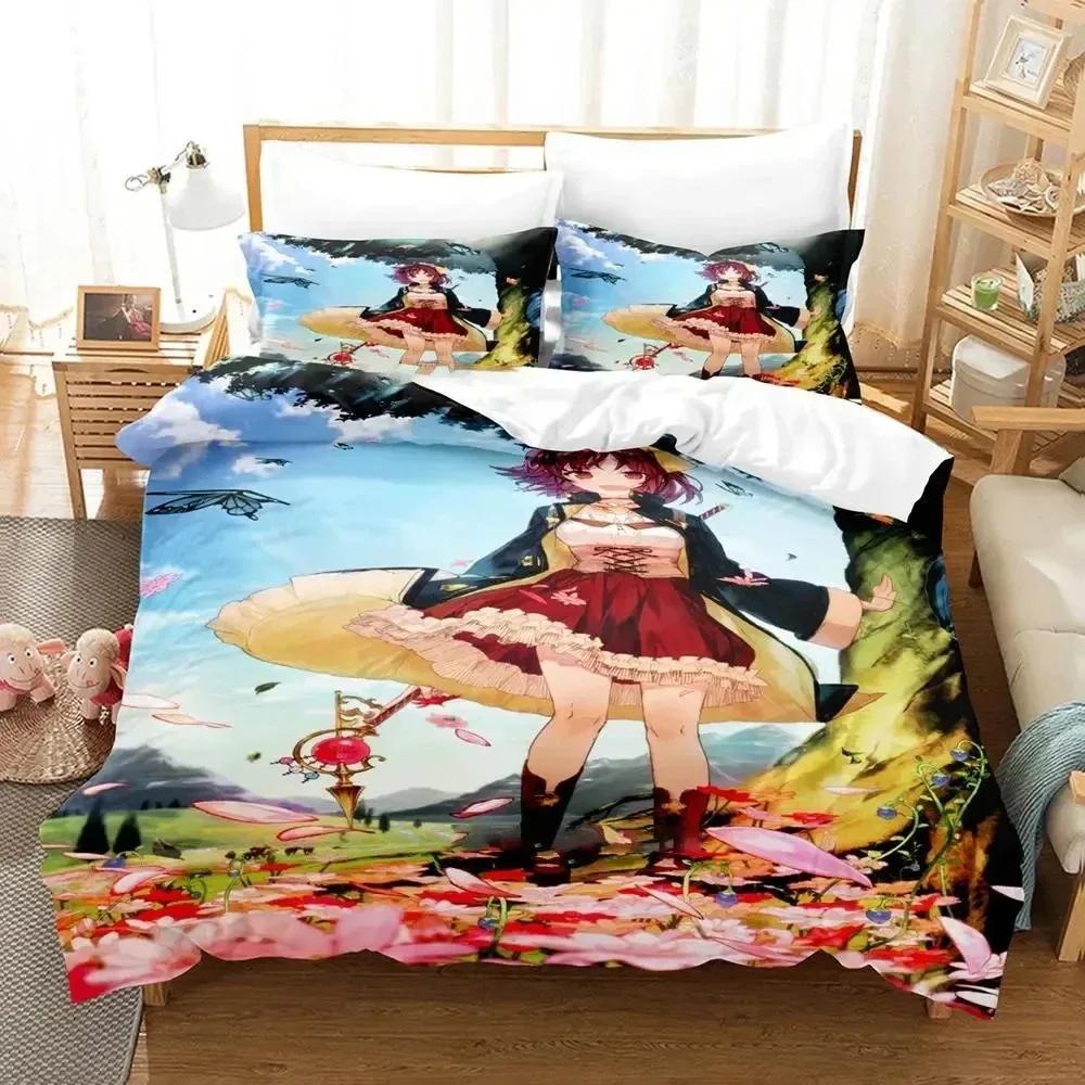 Atelier Sophie The Alchemist Of The Mysterious Book Bedding Set Boys Girls Twin Queen Size Duvet Cover Pillowcase Bed Kids Adult