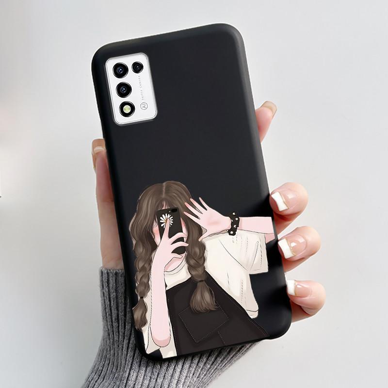 For ZTE Libero 5G III,  A202ZT Soft Silicone Black Case For ZTE Libero 5G II, A103ZT Popular Pattern Panda Shockproof Shell