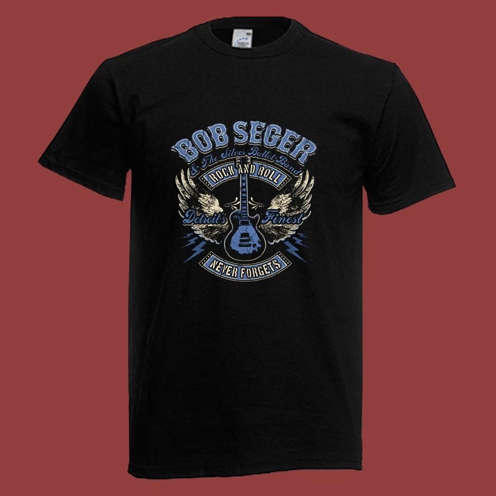 Bob Seger & The Silver Bullet Never Forget Men's Black Size S-5XL