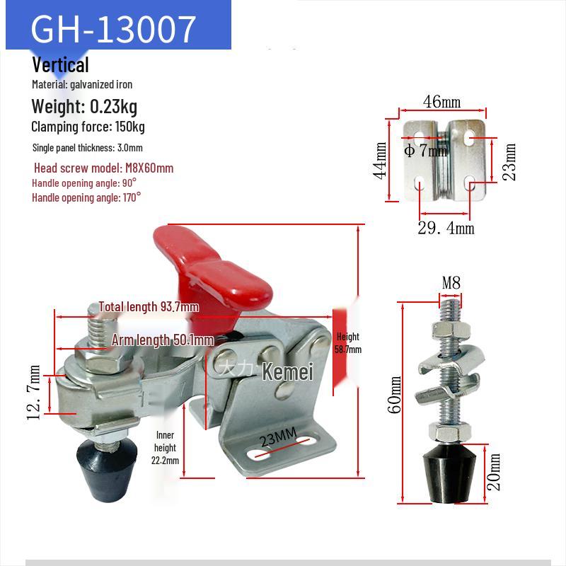 Quick-Release Horizontal Welding Pliers Clamp 301/201/101