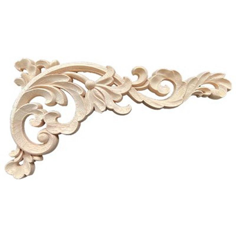 Натуральные цветочные деревянные фигурки, ремесла, резьба по дереву в разных стилях, декоративное украшение на стену, дверь