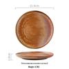 Nordic Style Wood-Fired Ceramic Dinner Plate - Retro Western Steak & Pasta Plate
