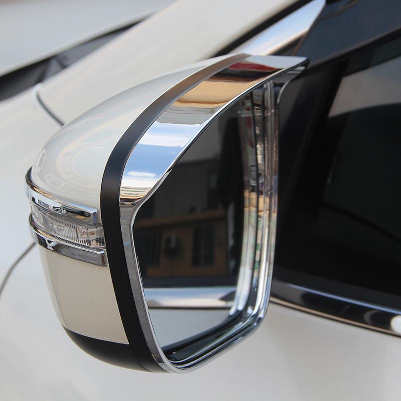 Для Nissan Qashqai J11 2014 2015 2016 2017 2018 Автомобильные козырьки от дождя на зеркала заднего вида, водонепроницаемые накладки, аксессуары