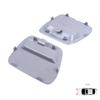 ESP1196 Front Bumper Tow Bar Hook Eye Cover Set Gray for Renault Dacia Duster MK2 HM 2017-2023 511802392R