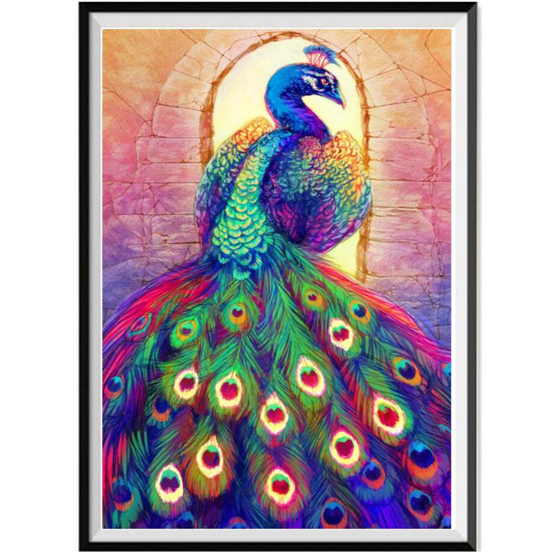 5D DIY Diamond Painting Landscape and Animals Diamond Embroidery Cross Stitch Kit Rhinestone Mosaic Home Decor