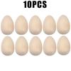 Realistic Wooden Easter Eggs DIY Graffiti Simulated Egg Handmade Holiday Decor Craft for Home Festival Design