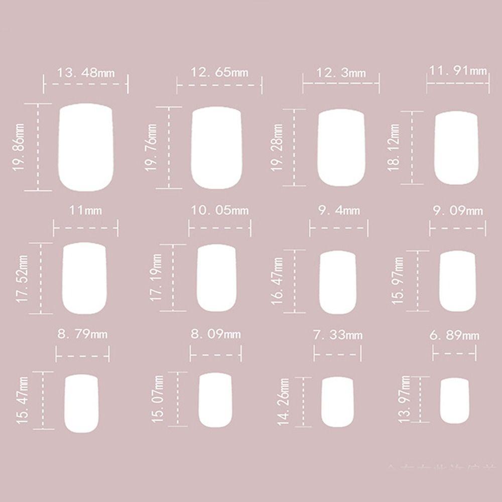 Длинные квадратные накладные ниалы Френч-пресс на ногтях Новые типсы для женщин и девочек