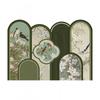 New Chinese Style PVC Leather Doormat Waterproof Stain Resistant Non Slip Entrance Floor Mat Customizable