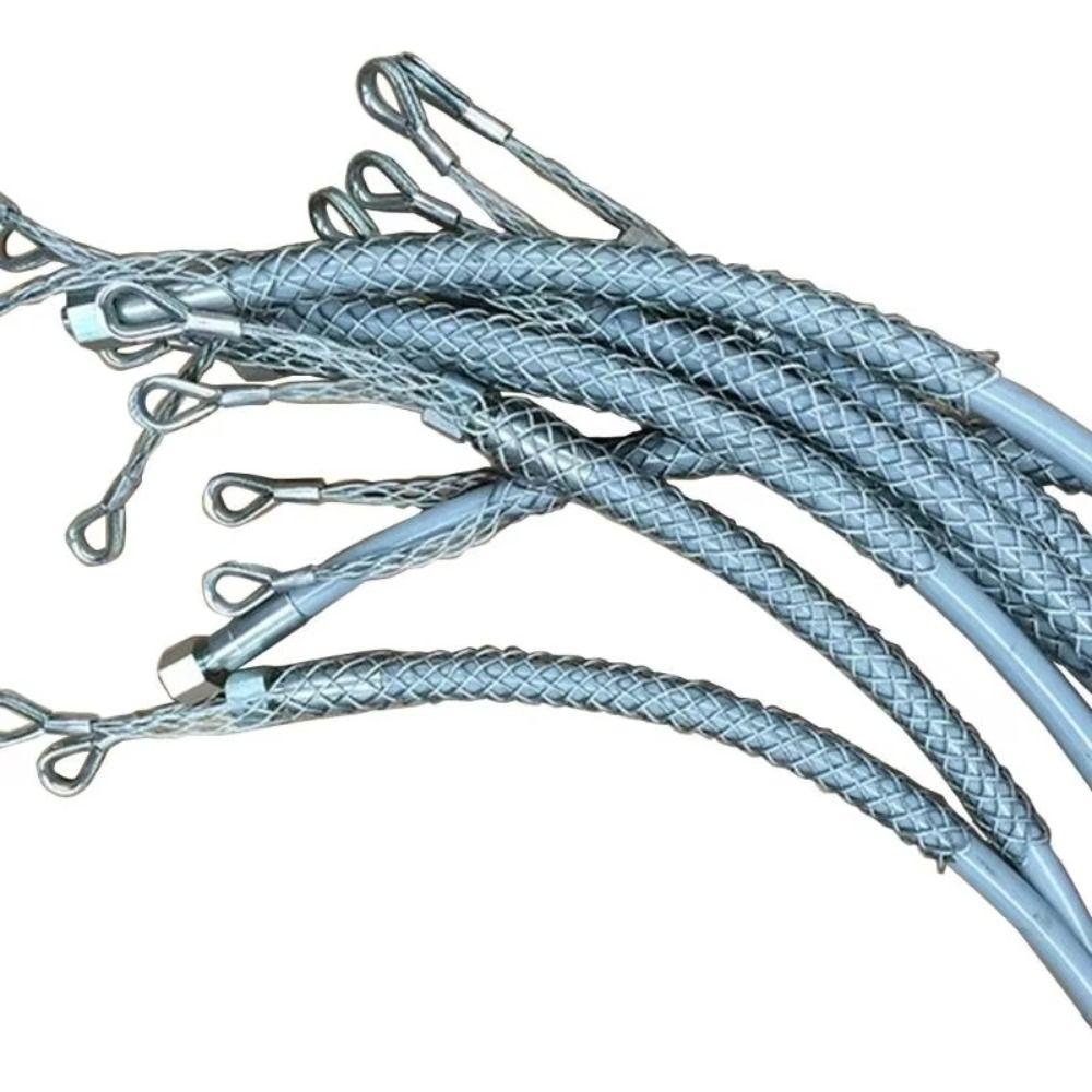 Anti-Slip Design Wire Grips Steel Mesh Pipe Conduit Puller Lassos Cable Puller  Electrician Tools
