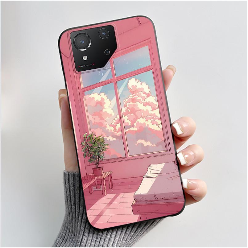 Чехол для Asus ROG Phone 8 Phone8 ROG8 Pro Чехол Роскошный Дракон Милый Крутой Мальчики Девочки Тонкий Черный Матовый Мягкий ТПУ Защитная Задняя Крышка