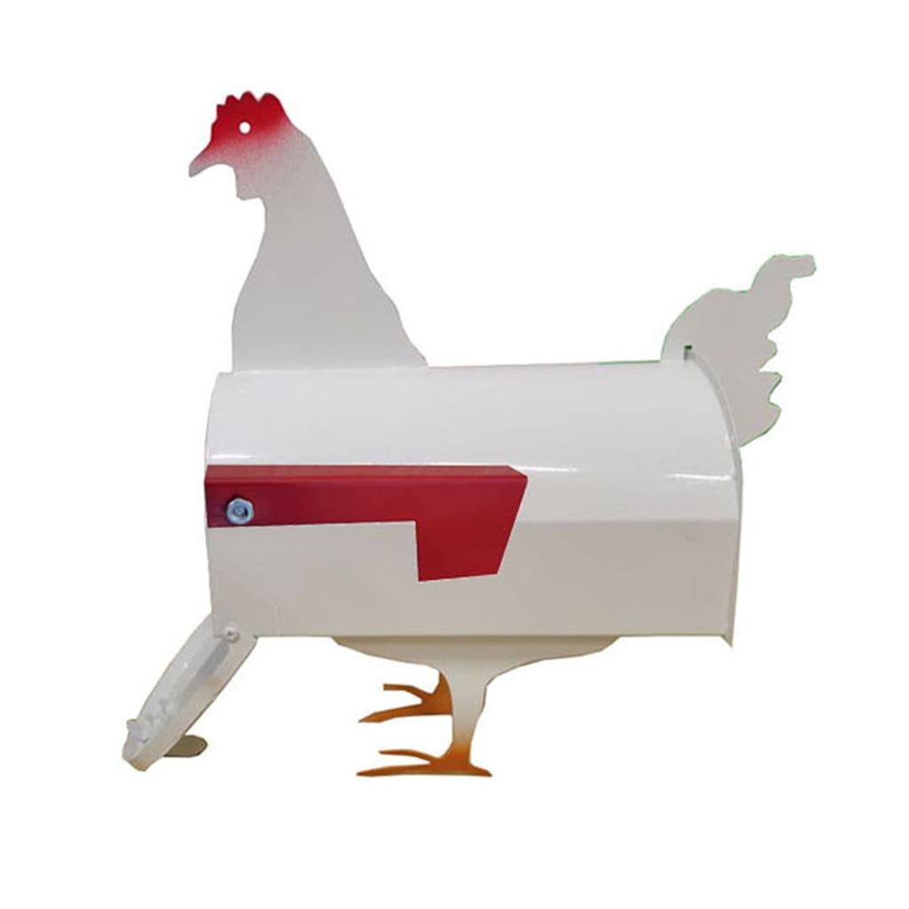 New Unique Horse Cow Chicken Mailbox, Funny Animals Post Box, Handmade Custom Weather-proof Mailbox Sculptures, Creative Personalized Design Mailbox