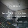 SONICWARE LIVEN Evoke [Acoustronic Synth X Granular Effects] A Portable, Battery-powered Synth with Built-in Speaker, Ideal for Creating Cinematic Amb