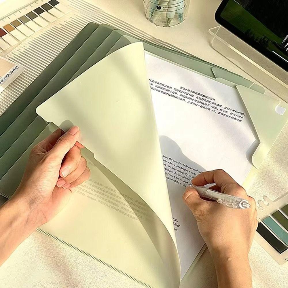 Sorting Storage File Folders Large Capacity Document Bag Gradient File Organizer  Test Paper