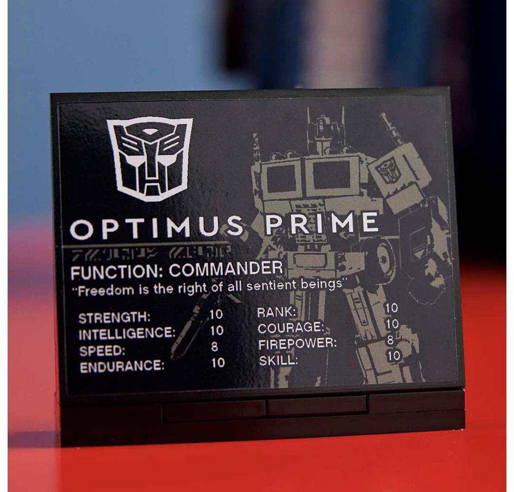 LEGO 10302 Optimus Prime Creator Expert Внутренний дистрибьютор Официальный подарок на день рождения (Трансформеры)