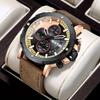 Fashion Men Watches Luxury Leather Military Sports Quartz Watch Mens Business Waterproof  Date Wrist Watch